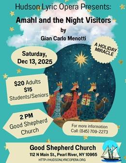 Poster image for Amahl and The Night Visitors on Dec 13 2025